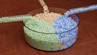 18,000 Colorful Balls in a tank by 3 pipes in Blender Animation! || Blender || Ball Run Animation
