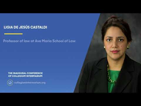 Ligia De Jesús Castaldi - the inaugural conference of Collegium Intermarium