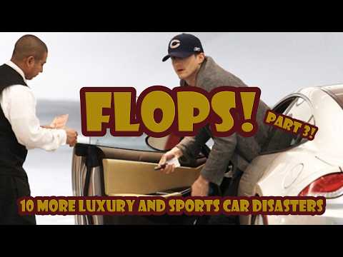 Here are yet another 10 luxury and sports car sales flops!