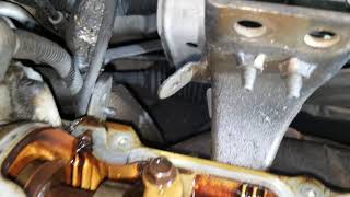 Smoke under hood replacing warn out valve cover