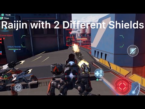 War Robots | Raijin with 2 Different Shields has an Insane Amount of Health