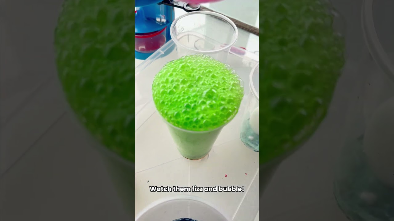 Dye Easter eggs in a fun, fizzy way! 🐰🥚