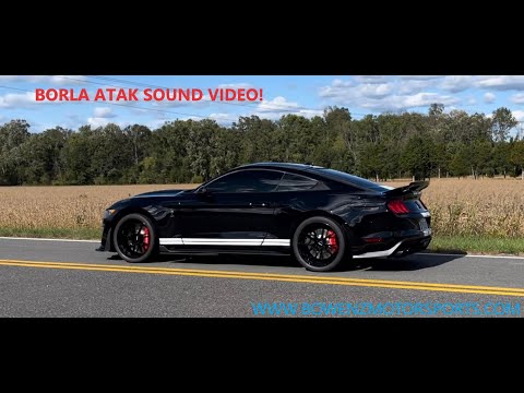 2020+ GT500 BORLA ATAK CATBACK- BEFORE AND AFTER SOUND!