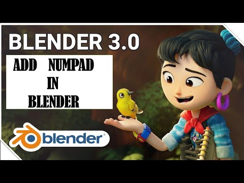 blender 3.0 tutorial add numpad in blender