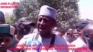 Download lagu Dr. Dikko Umar Radda Shortly After Casted His Vote mp3