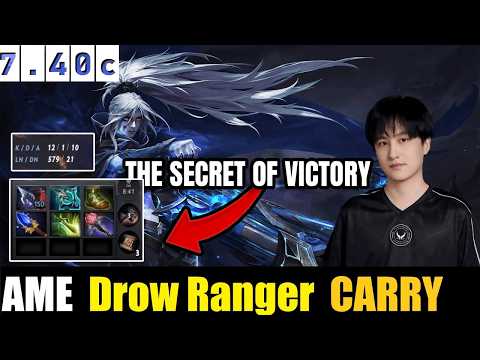🤯 AME[Drow Ranger] HC 7.40C - DOTA 2 HIGHEST MMR MATCH#dota2 #dota2gameplay #ame