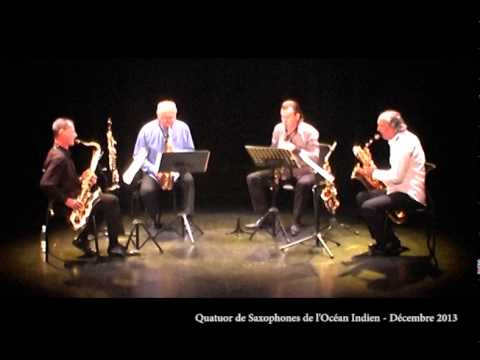 Quatuor de Saxophones de l'Océan Indien - Scherzo de Scarlatti