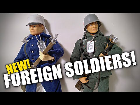 NEW 12" G.I. Joe Sets! French Foreign Legion and German Stormtrooper From Cotswold Collectibles!