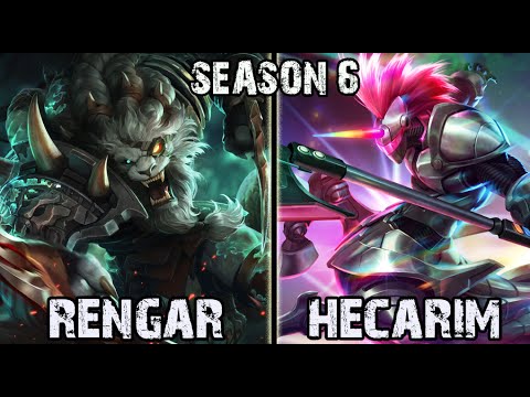 Best Rengar Korea vs Hecarim TOP Ranked Challenger