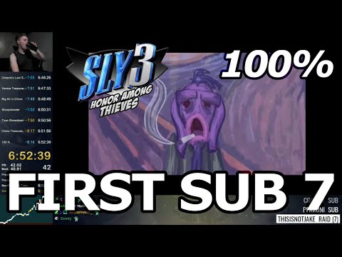 Sly 3: Honor Among Thieves 100% speedrun in 6:52:39 [Former World Record]