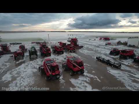 Close Range Tornado Intercept and Hail Swath From Drone, Sedgewick, CO - 6/7/2022