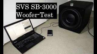 SVS SB-3000 – Woofer-Test