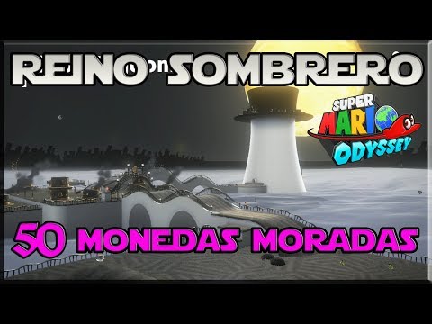 Super Mario Odyssey - Guia 100% - 50 Monedas Moradas - Reino Sombrero - Español