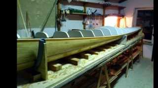 preview picture of video 'Bootsbau Holzleisten-Kayak in Wood-Strip-Bauweise Teil 2.'