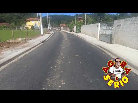 Pavimentação da Estrada dos Pratas em São Lourenço da Serra