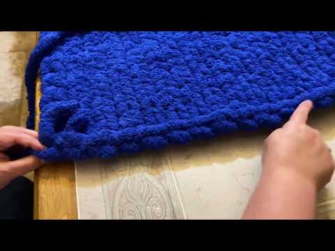 How To Fix A Foundation Chain That’s Too Tight | Hand Knitting With Chunky Chenille