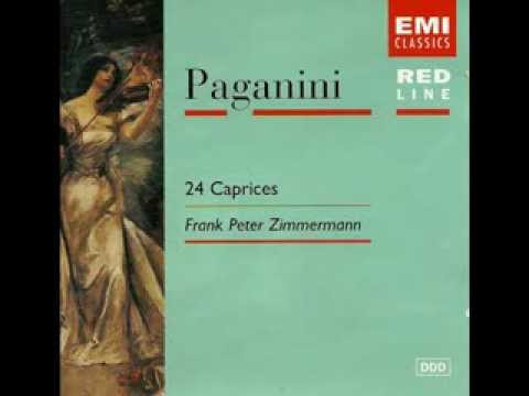 Niccolo Paganini -- 24 Caprices, Op.1 (Frank Peter Zimmermann, violin)