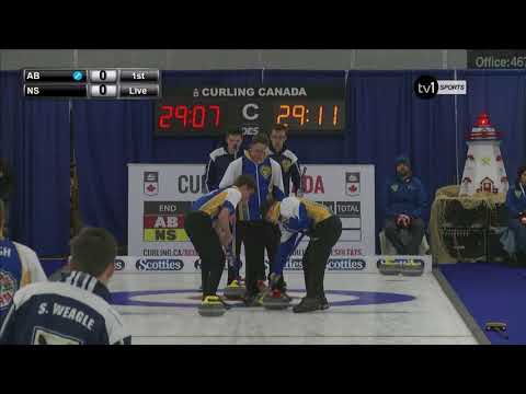 U-18 Curling Championship Final - Alberta vs. Nova Scotia