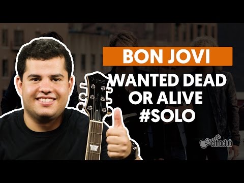 Wanted Dead Or Alive - Bon Jovi (How to Play - Guitar Solo Lesson)