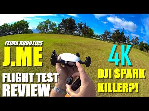 DJI SPARK KILLER?! - 4K Feima Robotics J.ME Drone Review - Part 2 - Flight Test / Pros & Cons
