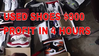 MADE $900 today buying  and selling peoples used shoes
