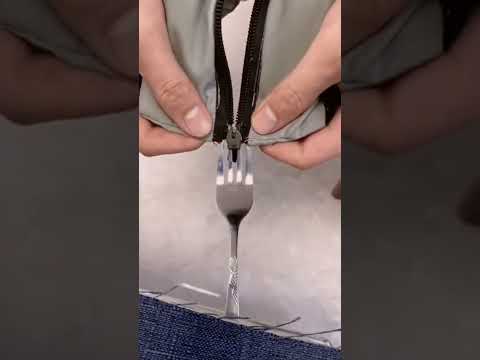 How to Fix a Broken Zipper in 10 Seconds | A Simple Trick 👌