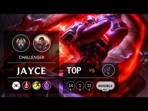 Jayce Top vs Lucian - KR Challenger Patch 9.17