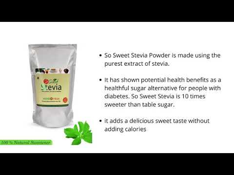 Stevia powder 250 gm, herboveda india