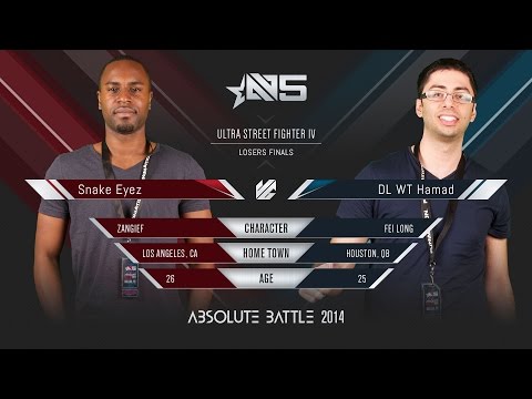 Absolute Battle 5 - USFIV - Snake Eyez vs DL WT Hamad Losers Finals