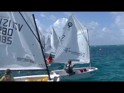 Optimist A & G Training Starts 2017 St Croix USVI