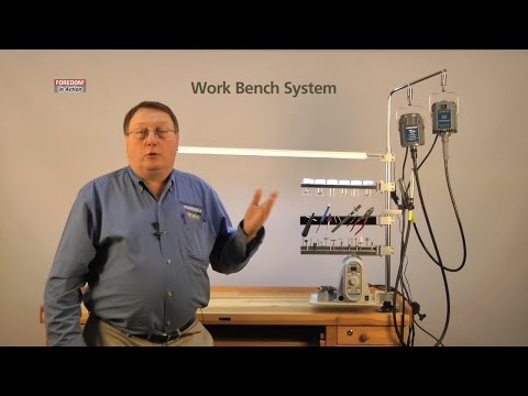 Pendant Motor Hanger Work Bench System, Foredom