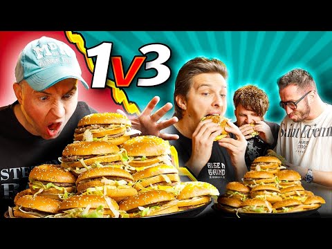 ZA HODINU SNĚDL 20 BIGMACŮ! 🤮🤣