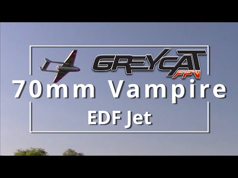 de Havilland Vampire 70mm RC EDF Jet - Sortie 18