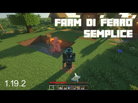 Minecraft: Semplice farm di ferro 1.19.2