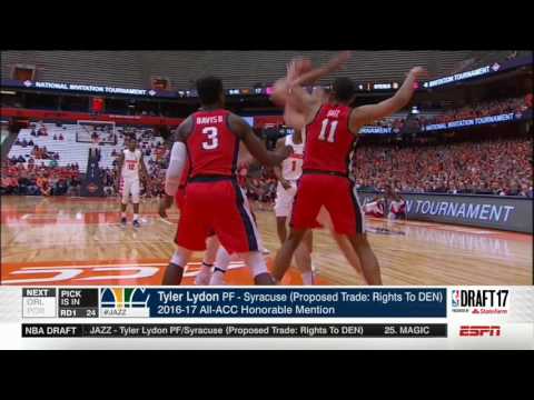 Tyler Lydon Selected in NBA Draft