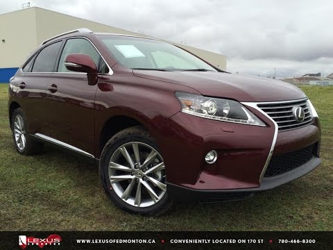 New Red 2015 Lexus RX 350 AWD Sportdesign Edition Review East Edmonton