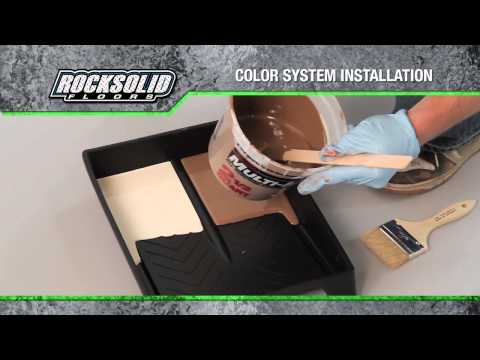 RockSolid Floors Color System Installation