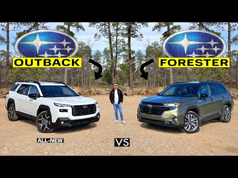 Thumbnail for BEST SUBARU SUV?? -- NEW 2026 Subaru Outback vs. Subaru Forester: Comparison by Subaru