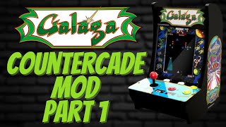 Arcade1UP Galaga Countercade Mod | Part 1 | Add LCD Driver & Scoony Vertical Image!