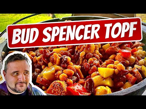 👊🏻🔥👊🏻 BUD SPENCER BEANS in the DUTCH OVEN Grilling --- Klaus grills