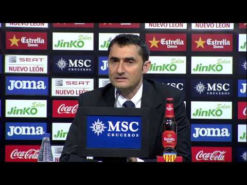 Rueda de Prensa de Valverde tras el Valencia CF (2-0) RCD Mallorca - HD