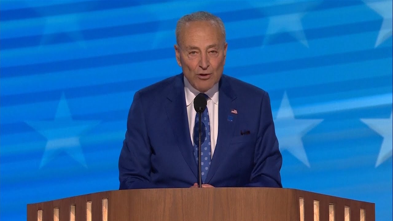 Senate leader Schumer backs Harris to win in November