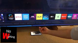 How to CHANGE SOURCE on Samsung TV 7 Series if You Have LOST Your Remote Control - beginners guide