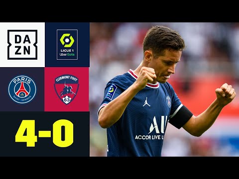 Ander Herrera mit Doppelpack bei Schützenfest: PSG - Clermont 4:0 | Ligue 1 | DAZN