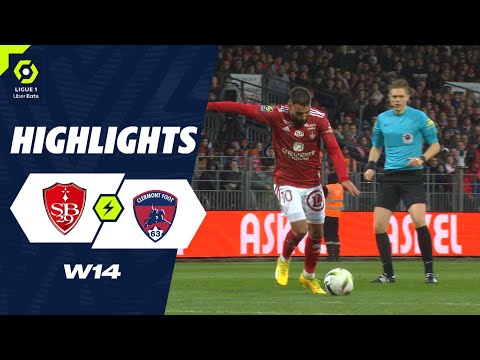 STADE BRESTOIS 29 - CLERMONT FOOT 63 (3 - 0) - Highlights - (SB29 - CF63) / 2023-2024
