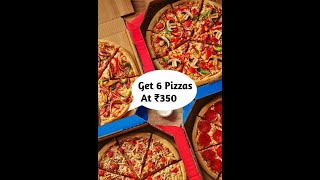 Get 6 Domino's Pizzas🍕 At ₨.350