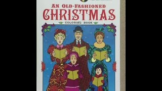Creative Haven An Old Fashioned Christmas Coloring Book Flip Through