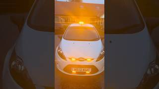 Ford Fiesta van beacon light install grill and roof🚨 #ford #fordfiesta #beaconlight