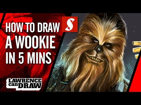 How to Draw ChewBacca - YouTube