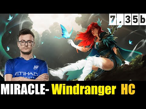 🔥 MIRACLE- [Windranger] HC 7.35B - DOTA 2 HIGHEST MMR #dota2   #dota2gameplay #miracle